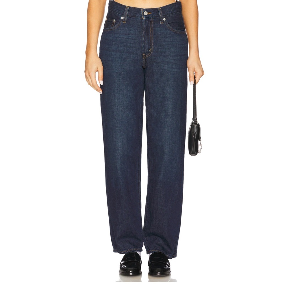Levi's Dark Blue Straight-Leg Women's Jeans